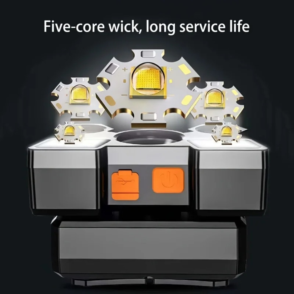 5*LED High Power Headlamp Supe - Camping Cooking Fish recension och pris