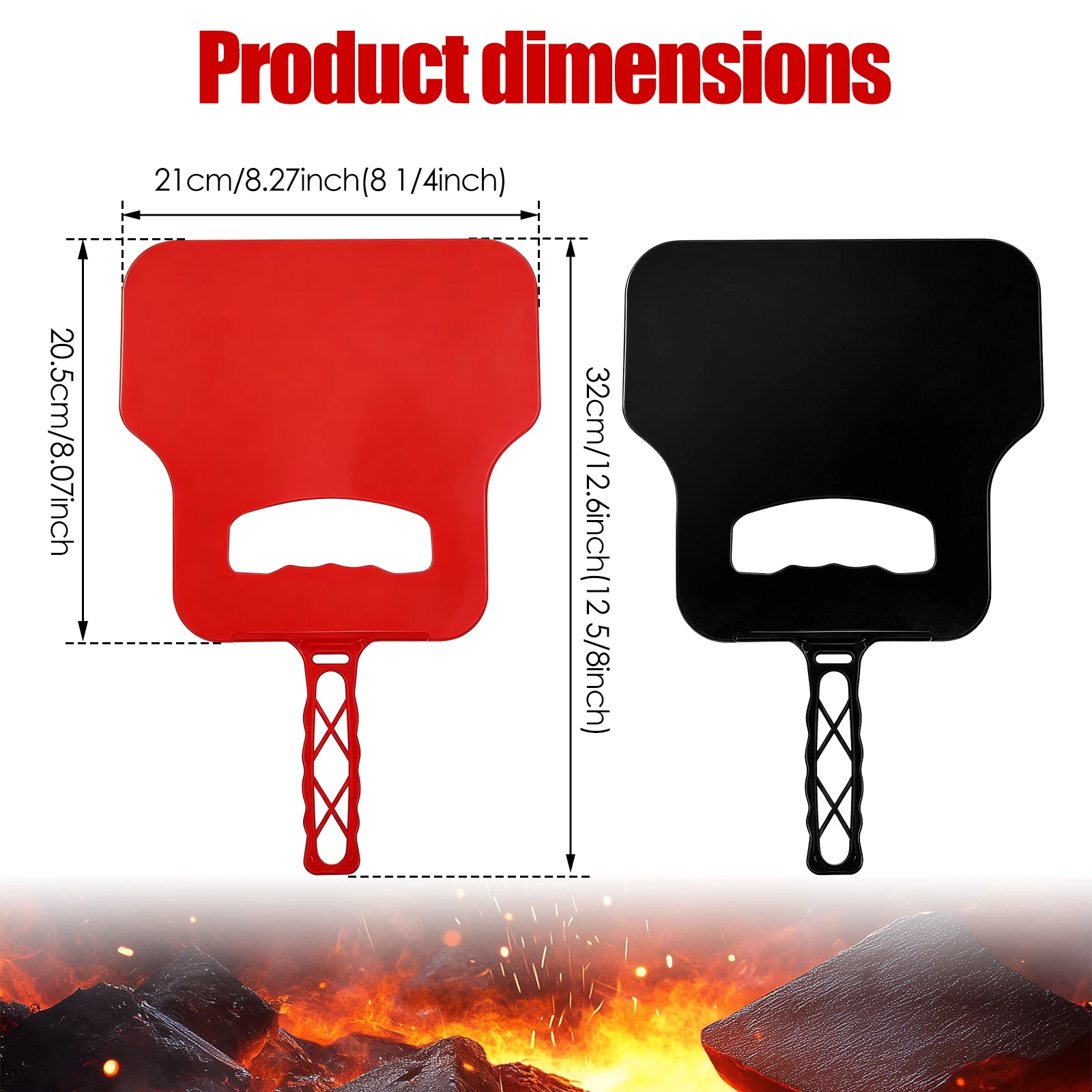 Manual Wind Maker Plastic Hand - Camping Cooking Device recension och pris