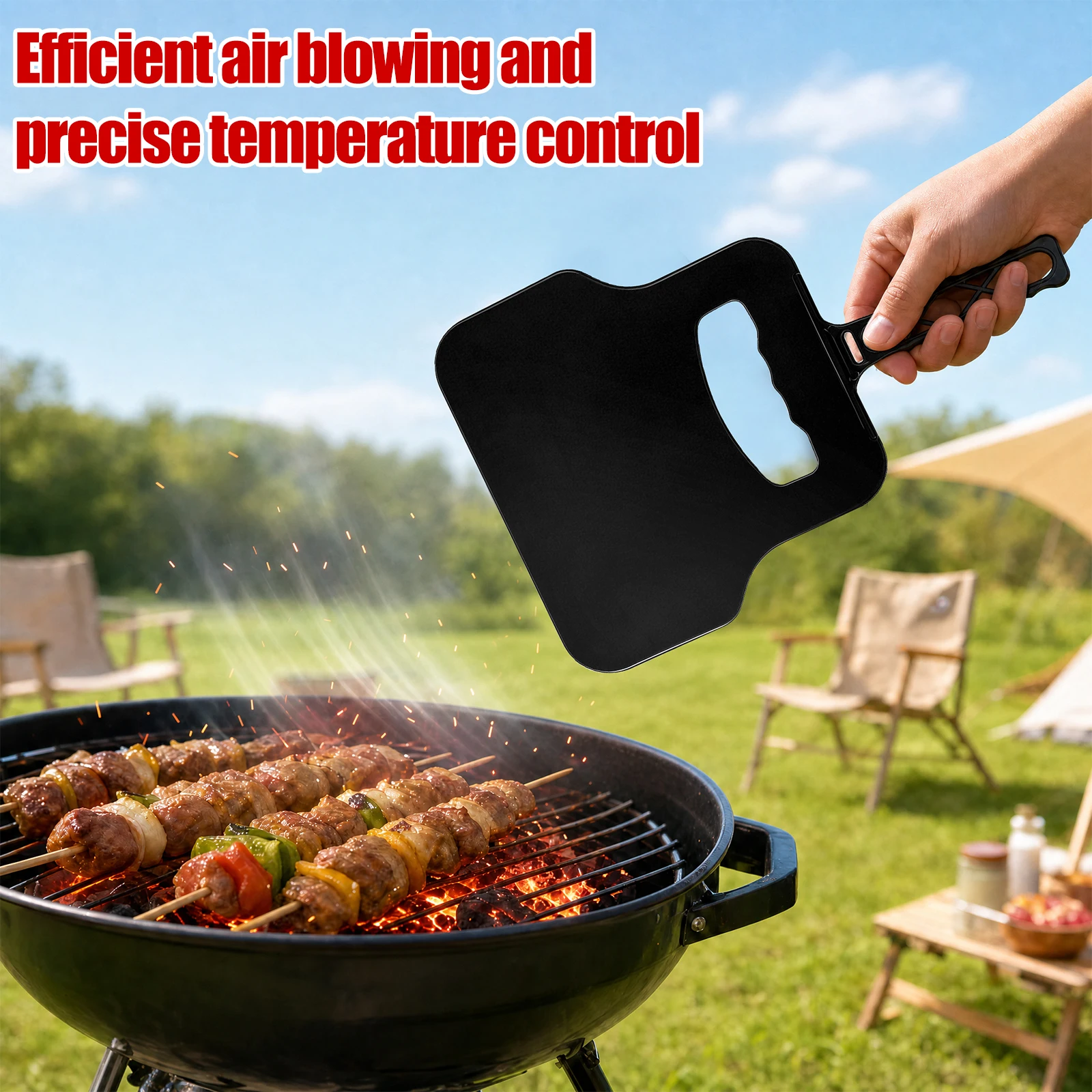 Manual Wind Maker Plastic Hand - Camping Cooking Device recension och pris