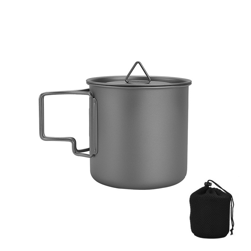 Titanium Camping Mug with Fold - Camping Cooking Hardware recension och pris