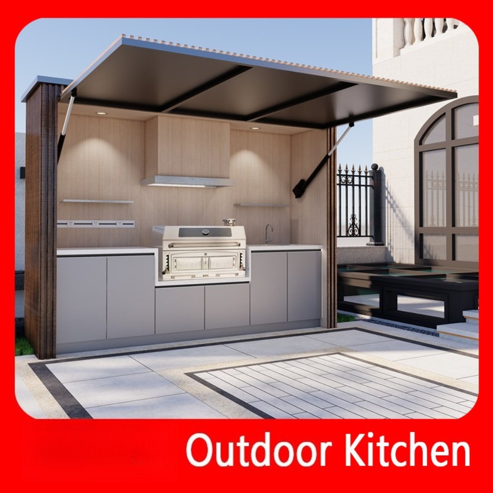 Mobile Outdoor Kitchen Island  - Camping Cooking Dining Set recension och pris