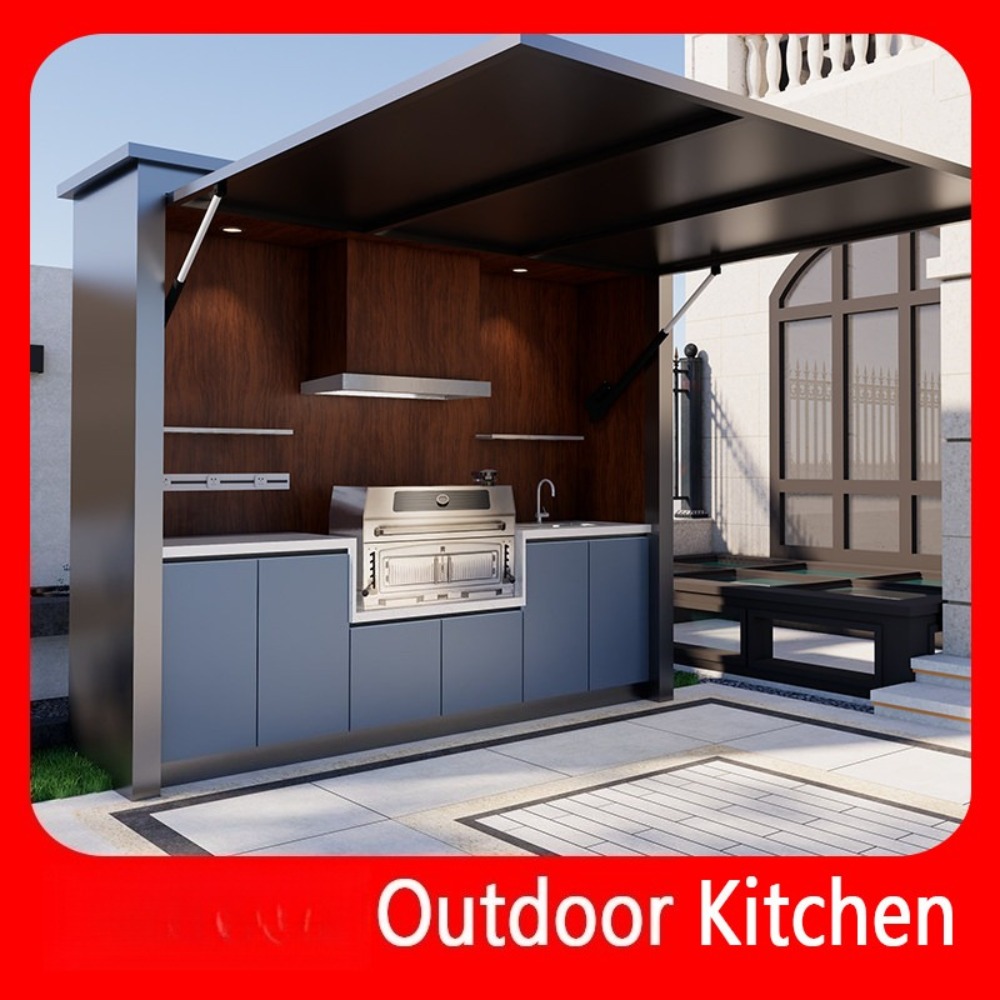 Mobile Outdoor Kitchen Island  - Camping Cooking Dining Set recension och pris
