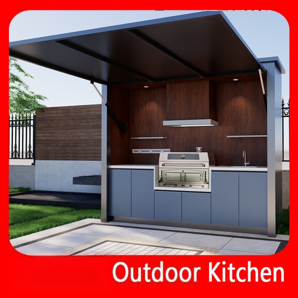 Mobile Outdoor Kitchen Island  - Camping Cooking Dining Set recension och pris
