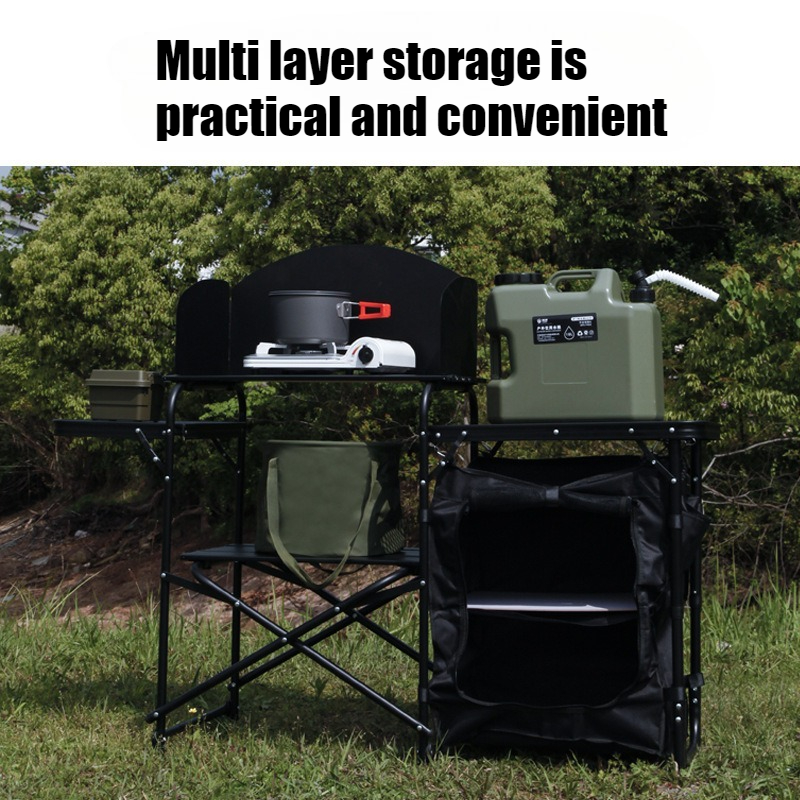 Portable Camping Folding Stora - Camping Cooking Bench recension och pris