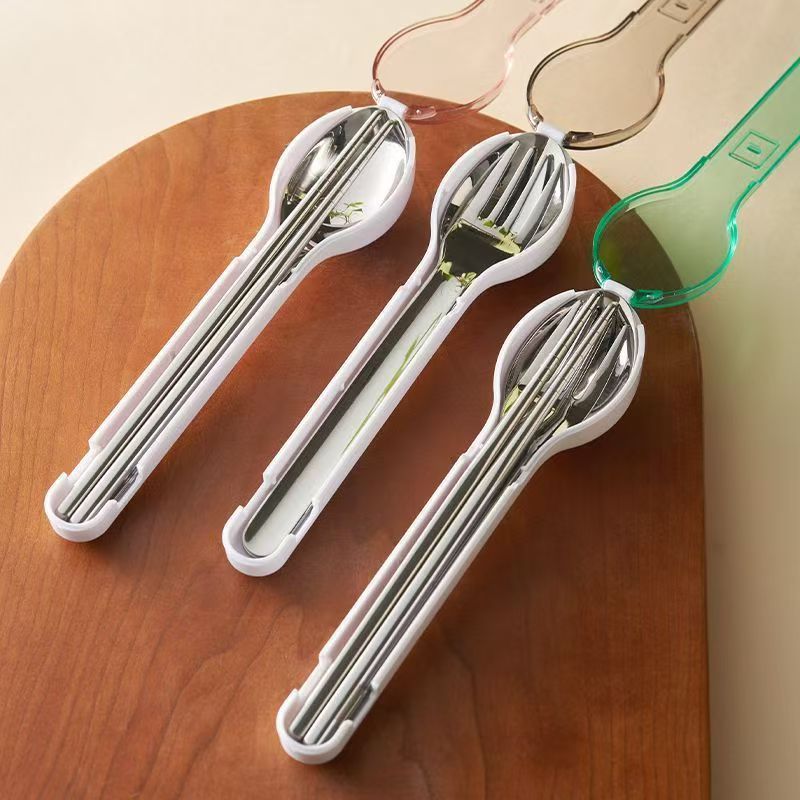 Portable Cutlery Set with Stor - Camping Cooking And Eating recension och pris