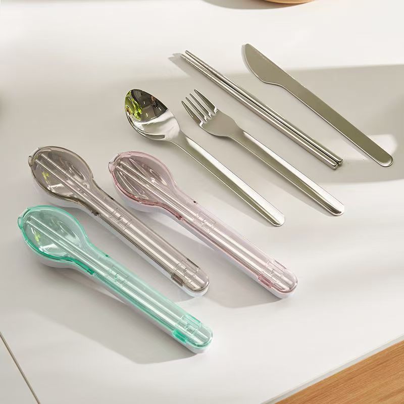Portable Cutlery Set with Stor - Camping Cooking And Eating recension och pris