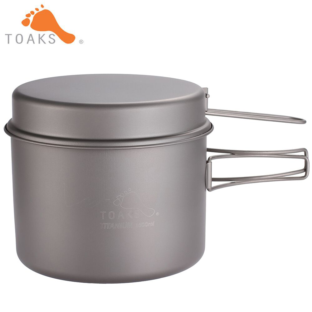 TOAKS Cookware Set Ultralight  - Camping Cooking Kitchen Set recension och pris