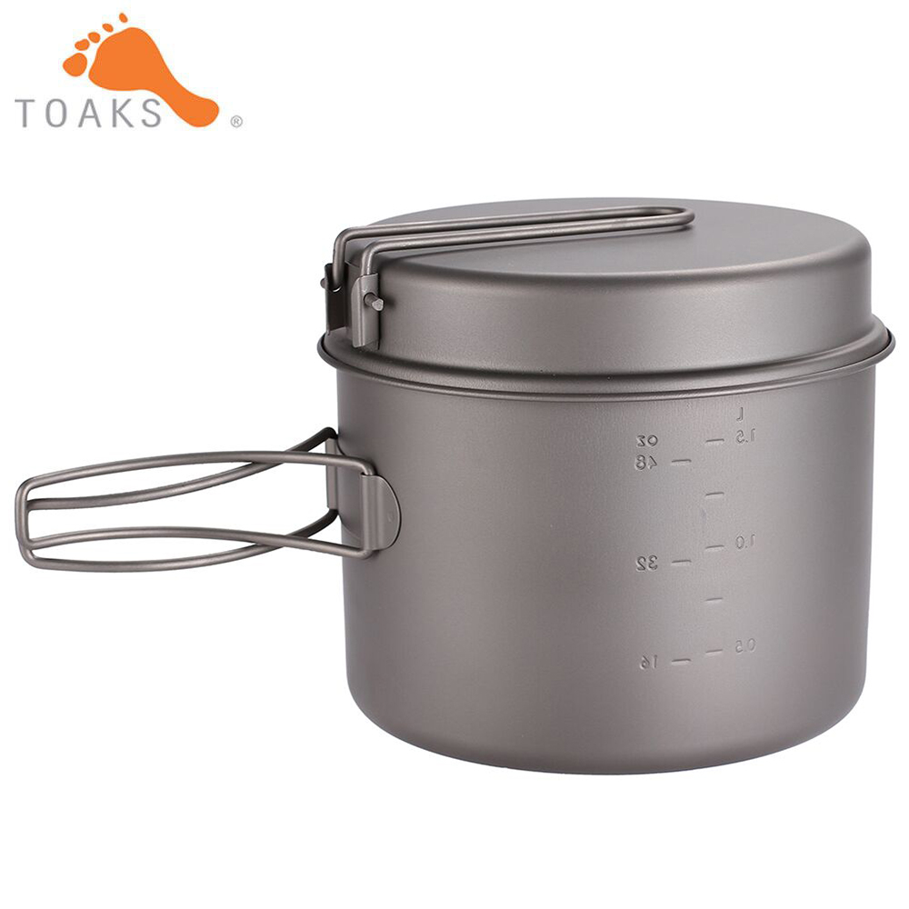 TOAKS Cookware Set Ultralight  - Camping Cooking Kitchen Set recension och pris