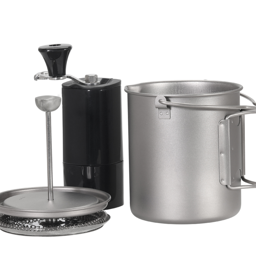 Lixada 750ml Titanium Coffee C - Camping Cooking Hardware recension och pris