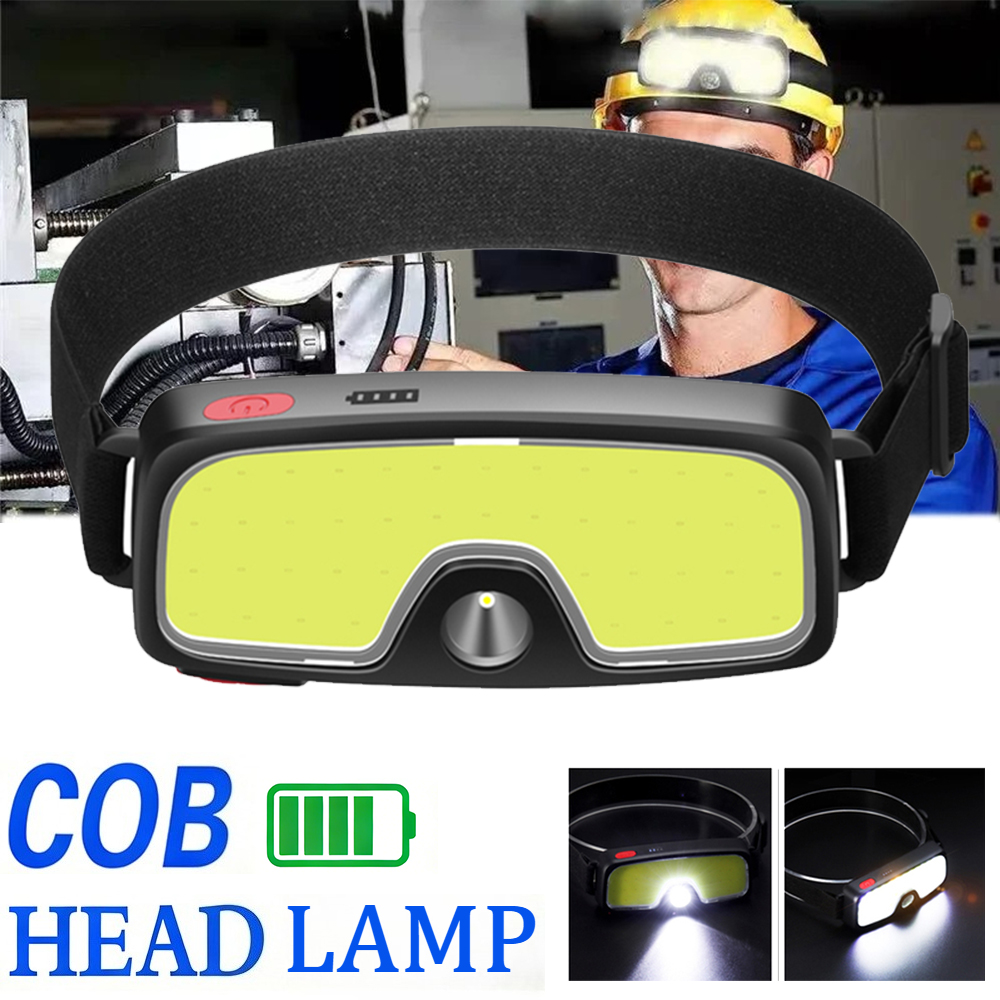 Powerful COB Headlamp Type-c/U - Camping Cooking Fish recension och pris