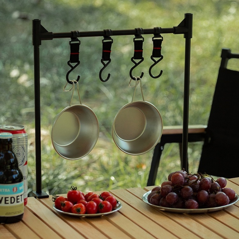 PACOONE Camping Shelf IGT Lant - Camping Outdoor Cooking Table recension och pris