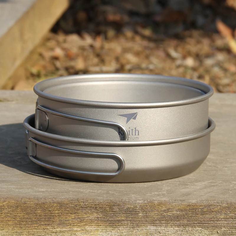 Keith 3PCS Titanium Cookware P - Camping Cooking Hardware recension och pris