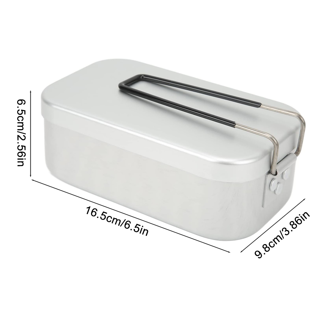 800ML Aluminum Lunch Boxes Out - Camping Cooking Hardware recension och pris