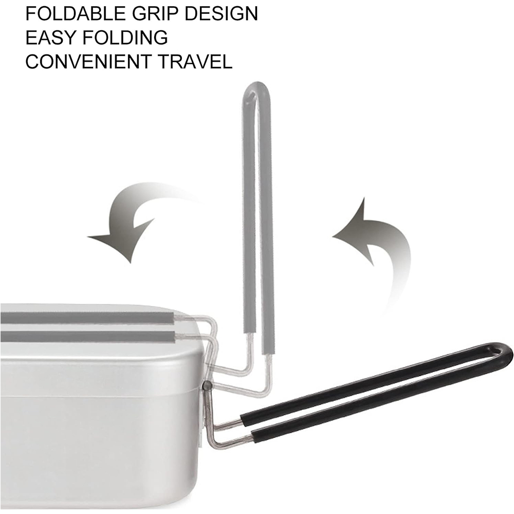 800ML Aluminum Lunch Boxes Out - Camping Cooking Hardware recension och pris