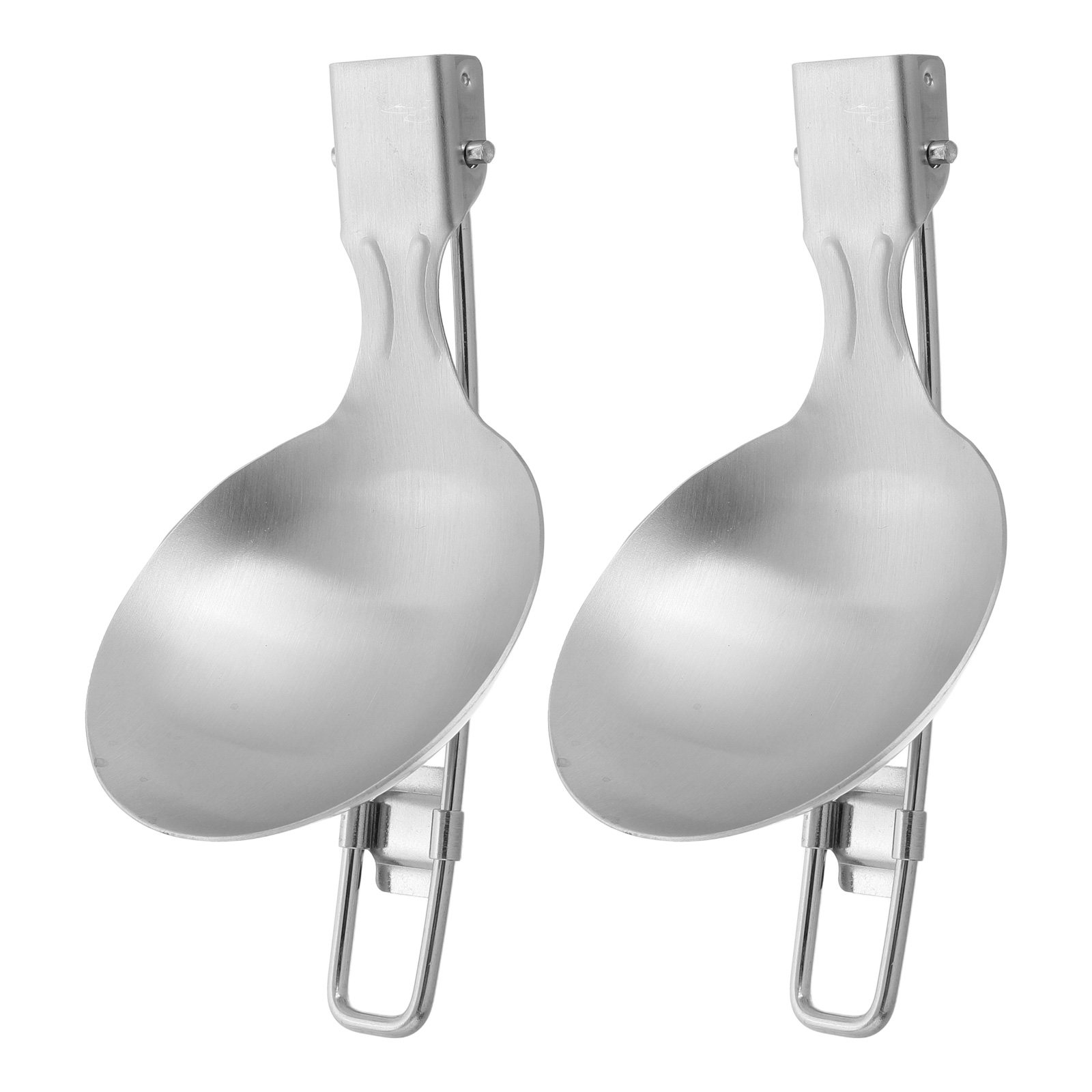 2Pcs Foldable Stainless Steel  - Camping Cooking Set Compact recension och pris