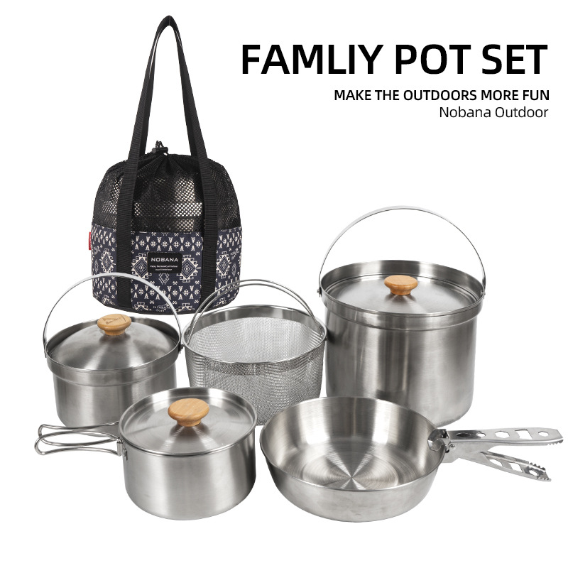 NOBANA Newest Outdoor Stainles - Camping Cooking Hardware recension och pris