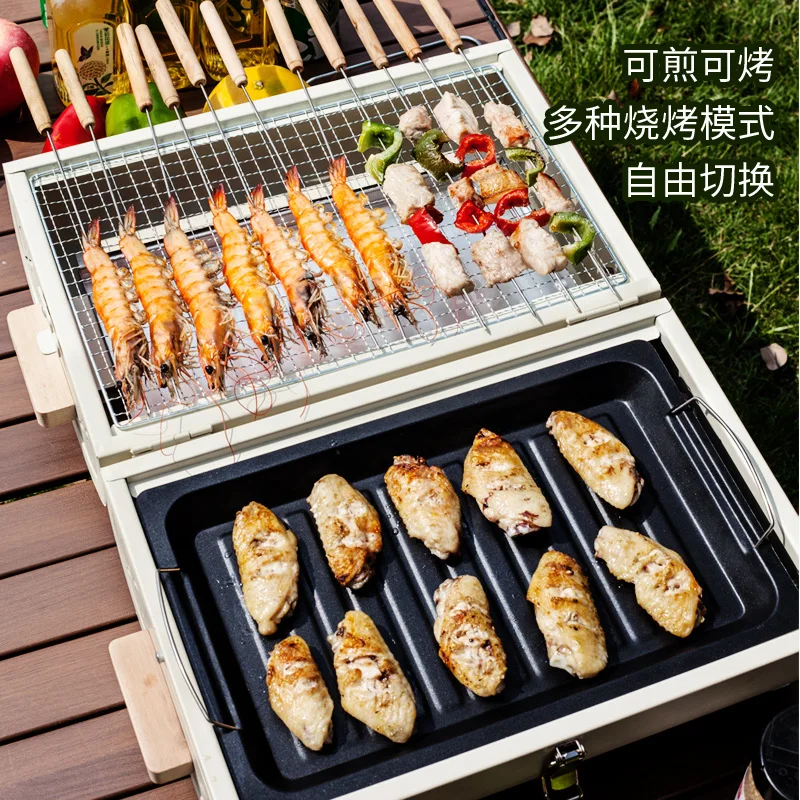 Barbecue Oven Household Grill  - Camping Cooking Device recension och pris