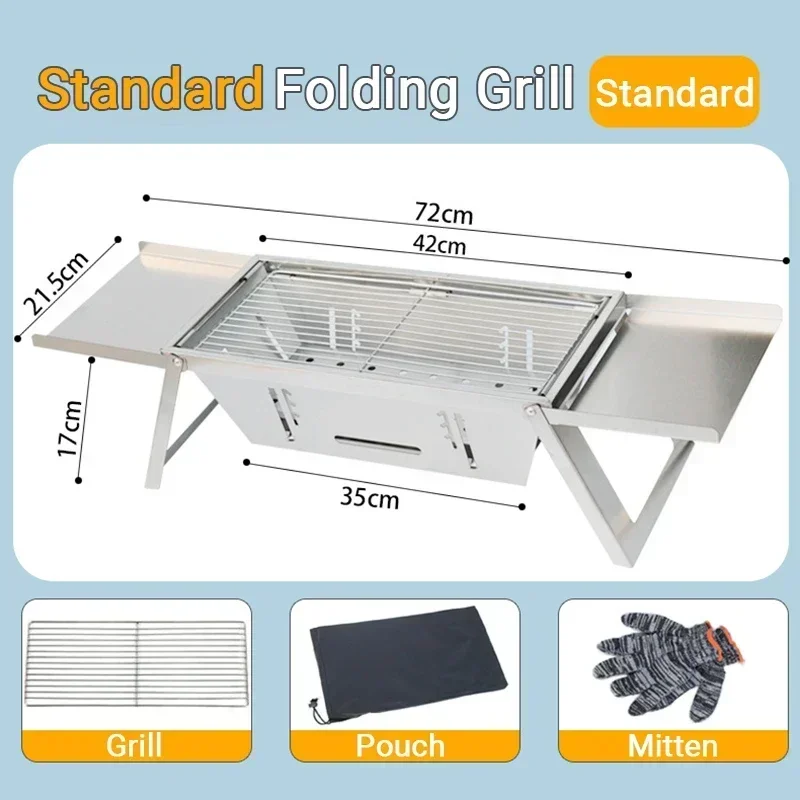 Stainless Steel Portable BBQ G - Camping Cooking Set Compact recension och pris