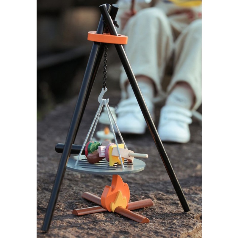 Wooden Camping Pretend Play Se - Camping Cooking With Kids recension och pris