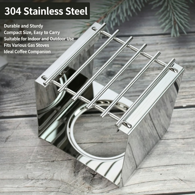 Stainless Steel Square Coffee  - Camping Cooking Hardware recension och pris