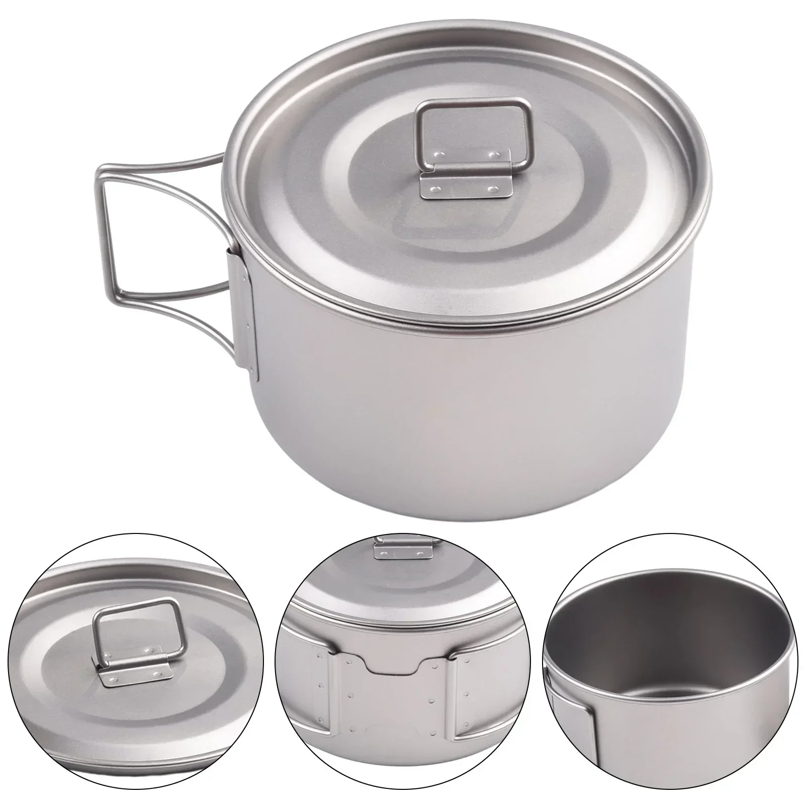 Titanium Bowl With Folding Han - Camping Cooking Hardware recension och pris