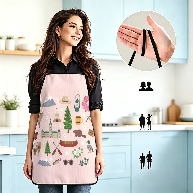 1PC【Apron】2DFlat effect，Printe - Japan Camping Cooking recension och pris
