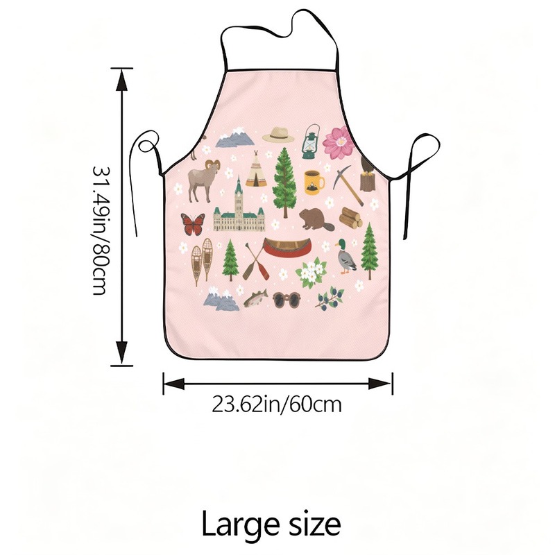 1PC【Apron】2DFlat effect，Printe - Japan Camping Cooking recension och pris
