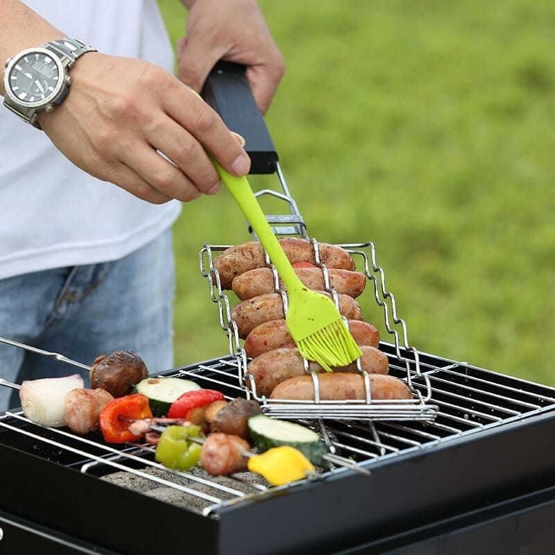 Portable Camping BBQ Grill Com - Cooking Outdoor Camping recension och pris