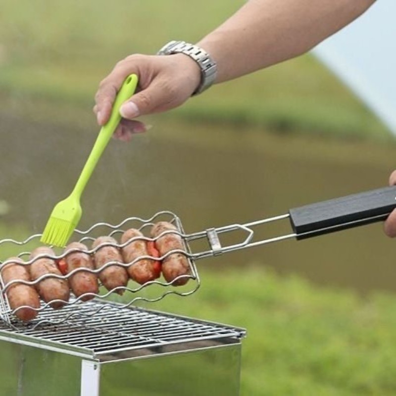 Portable Camping BBQ Grill Com - Cooking Outdoor Camping recension och pris
