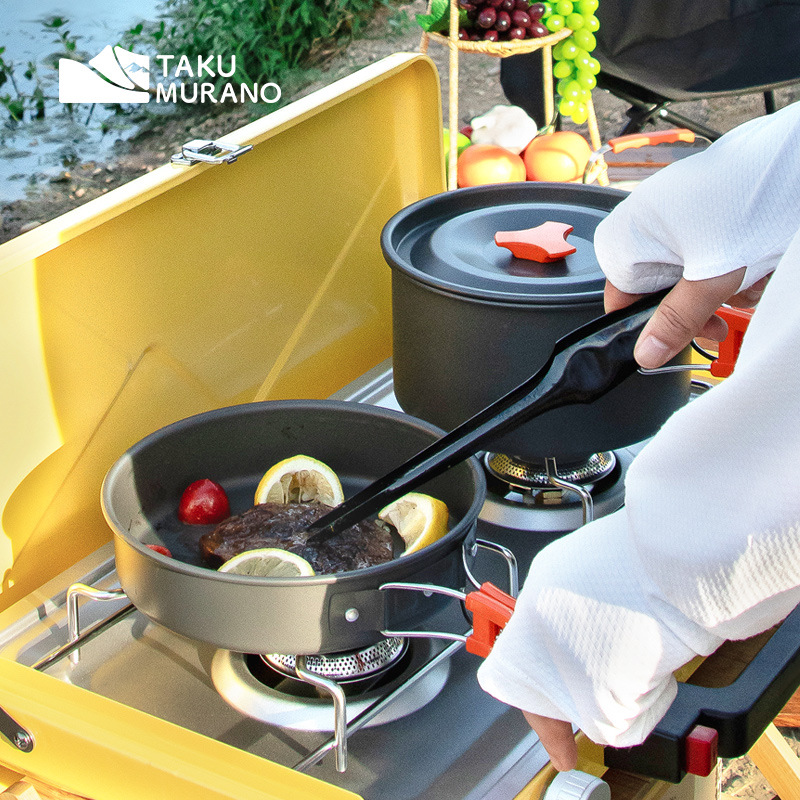 Camping Cookware Set Outdoor C - Camping Cooking Kitchen Set recension och pris