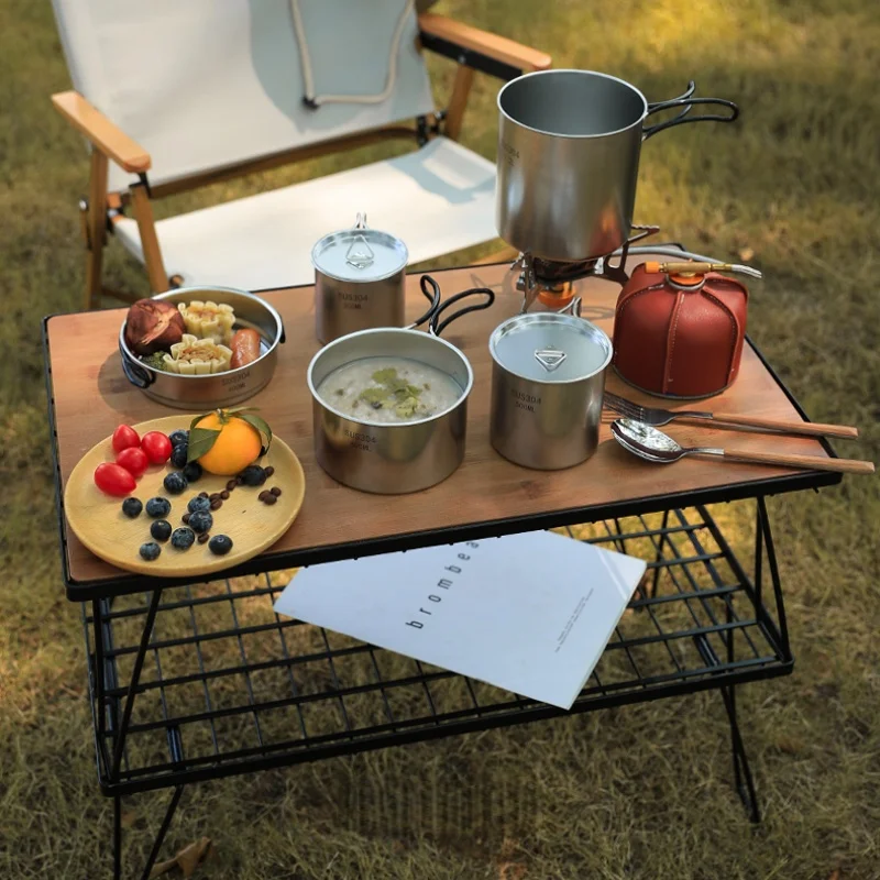 2026 5PCS Camping Cookware 304 - Camping Cooking Pots And Pans recension och pris