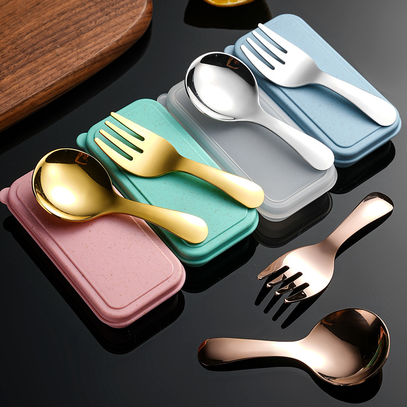 2Pcs Portable Spoon Fork Cutle - Japan Camping Cooking recension och pris