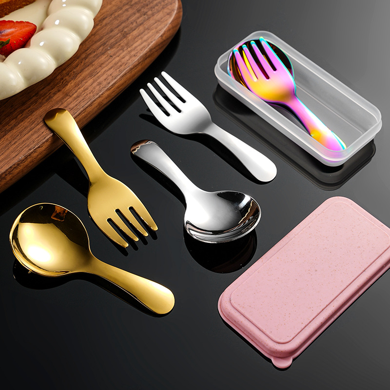 2Pcs Portable Spoon Fork Cutle - Japan Camping Cooking recension och pris