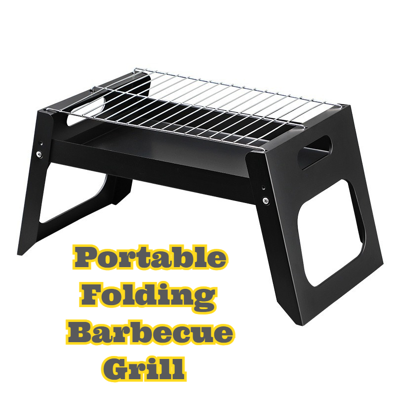 Portable Charcoal BBQ Grill Fo - Cooking Outdoor Camping recension och pris