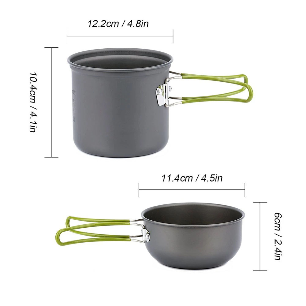 Camping Cookware Kit with Stov - Camping Cooking Hardware recension och pris
