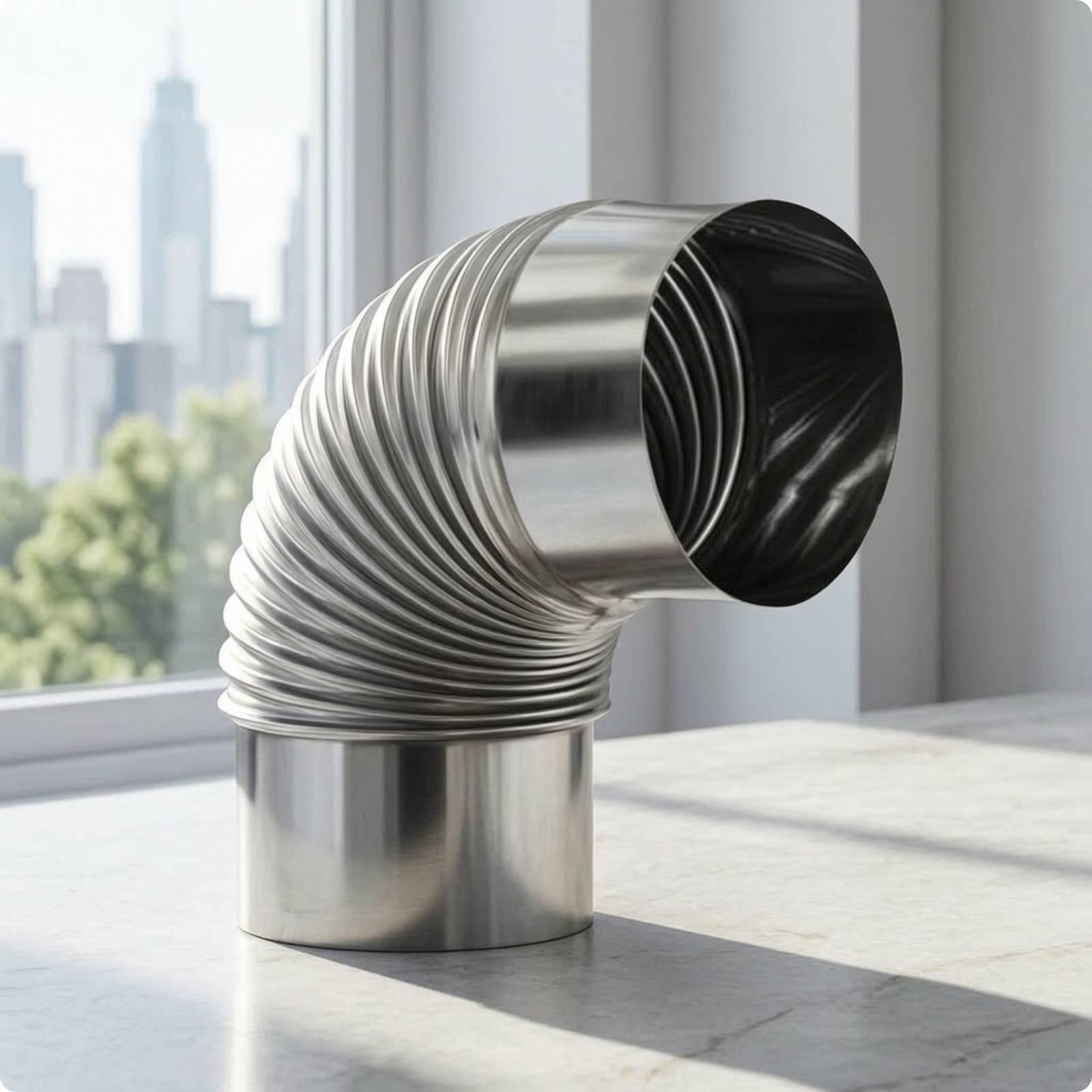 Durable Stainless Steel Elbow  - Cooking Outdoor Camping recension och pris