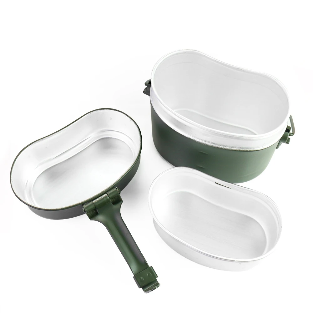 Portable Alloy Pot and Bowl Lu - Camping Cooking Kitchen Set recension och pris